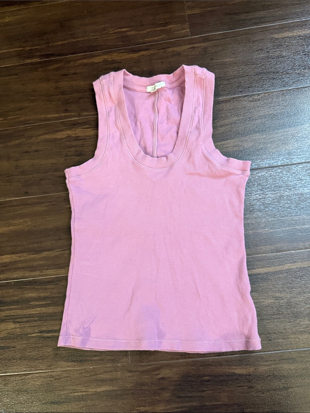 Z Supply Pink Ribbed Tank Top in size XS